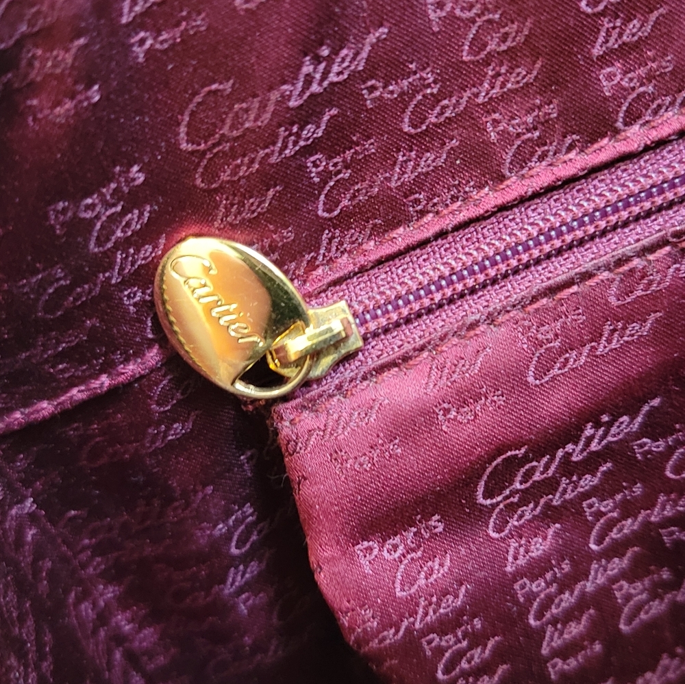 !SOLD! Authentic CARTIER Must Bordeaux 2 Way Shoulder / Crossbody - Picture 6 of 15